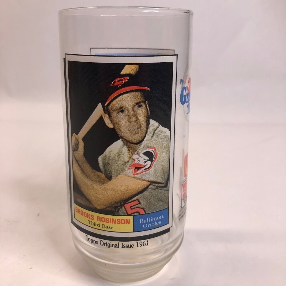 McDonald's Baltimore Orioles VIntage 1993 Brooks Robinson 6" Souvenir Glass